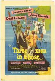 Троє у човні постер